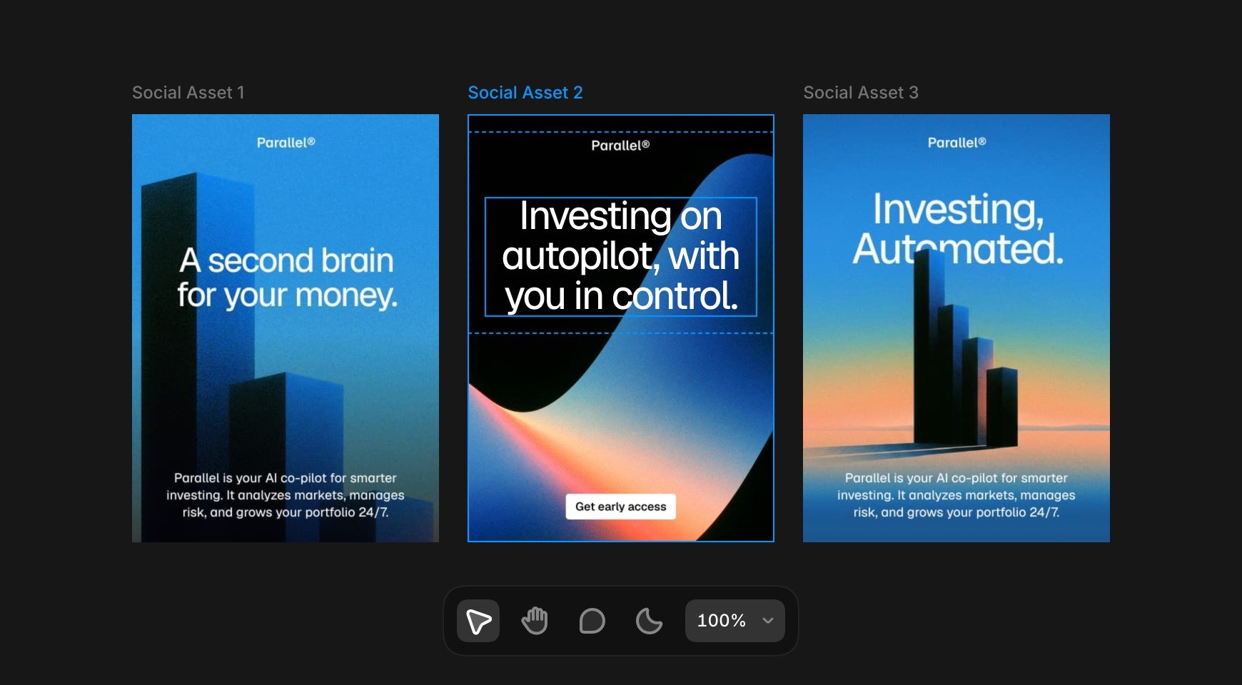 Framer design canvas, Figma-like editing